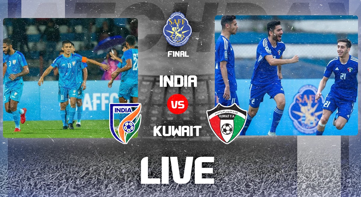 India vs Kuwait LIVE IND vs KUW LIVE in SAFF Championship 2023