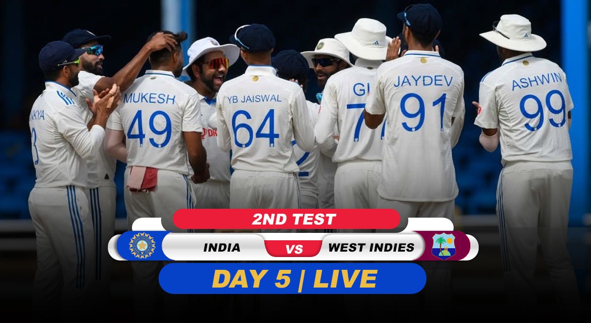 IND vs WI LIVE Score: All results possible on Day 5 of thrilling Trinidad Test