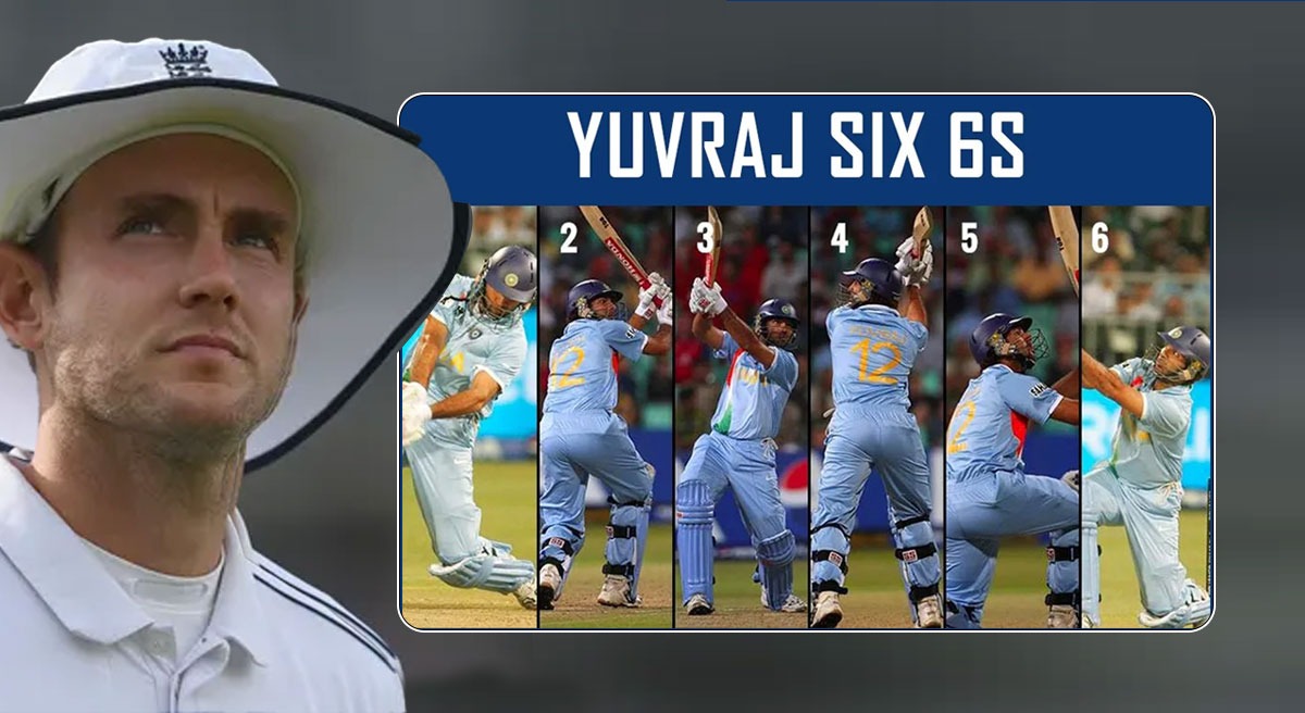 Yuvraj Singh has paid a tribute at Stuart Broad's retirement, Broad reflects that 6 sixes in an over is vital moment of his career