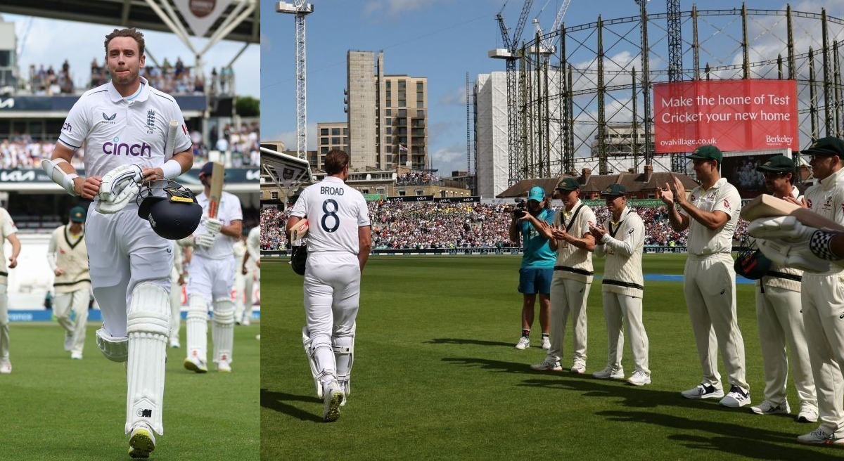James Anderson was emotional and choked up on his words as he spoke about Stuart Broad's retirement from cricket amidst Ashes 2023