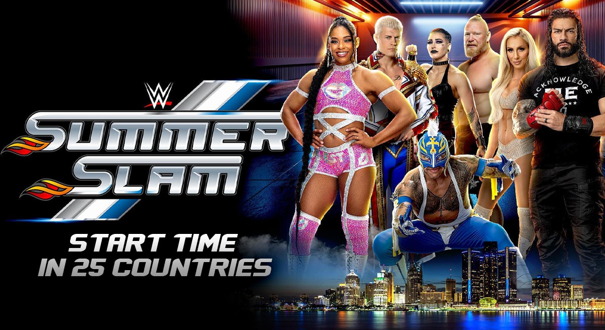 WWE Summerslam 2023: ABD, İngiltere, Meksika, Hindistan, Kanada ve Daha Fazlası Dahil 25 Ülkede Başlangıç ​​Zamanı;  SummerSlam 2023 Canlı Güncellemelerini Takip Edin