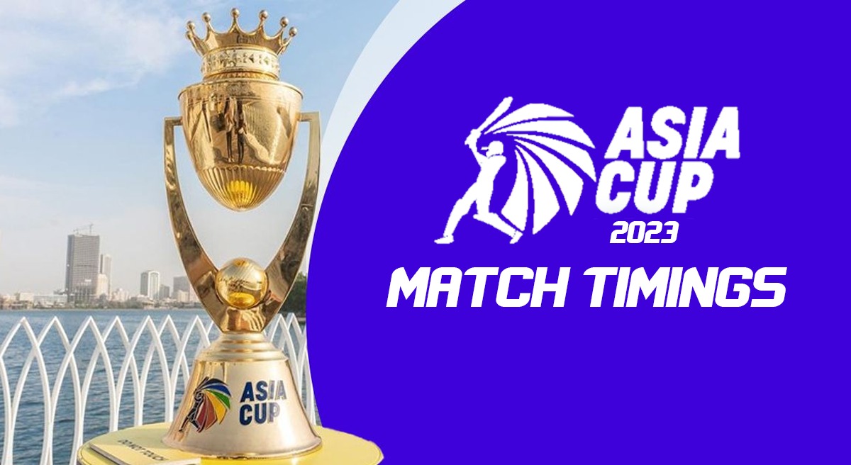 The timings of the matches for the upcoming multi-nation tournament Asia Cup 2023 have been revealed by the Asian Cricket Council (ACC).