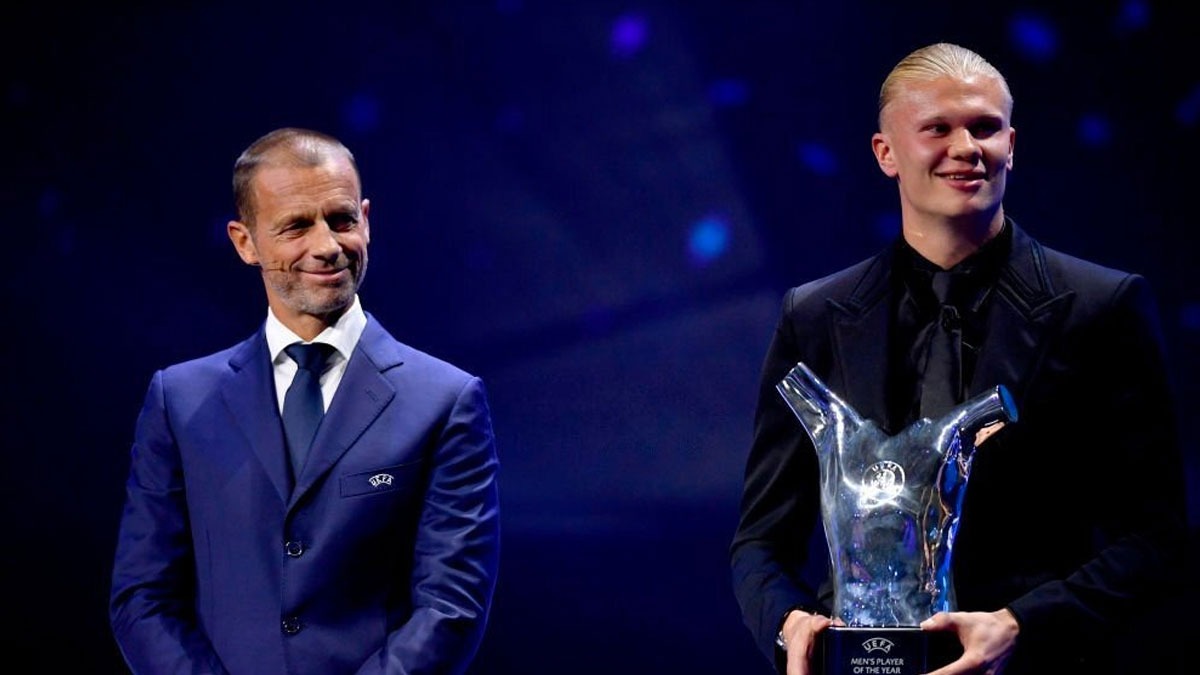 UEFA Awards 2023 Erling Haaland named Player of the Year, CHECK winners