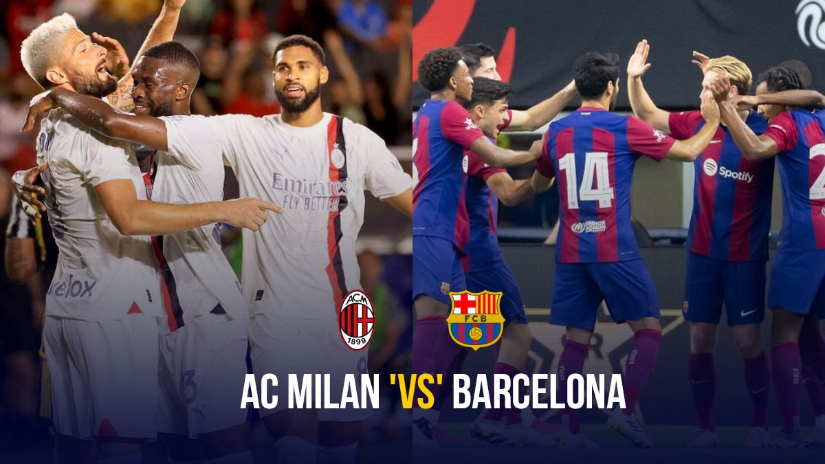 Xem trực tiếp bóng đá AC Milan vs Barcelona ở đâu, kênh nào?; Link xem Giao hữu Milan - Barca HD