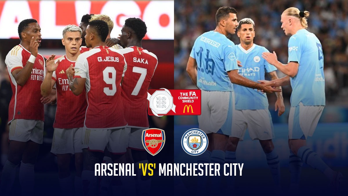 Arsenal vs Man City LIVE ARS vs MCI Live in FA Community Shield trophy at 830 PM