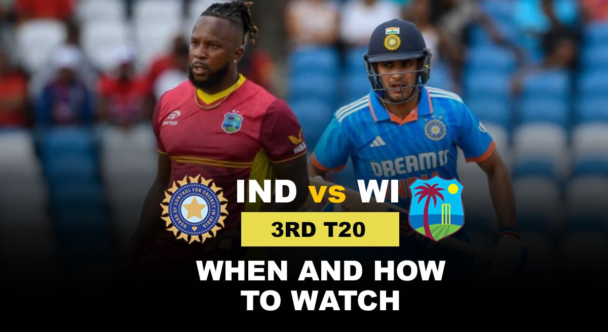 When and How to watch India vs West Indies 3rd T20 LIVE?