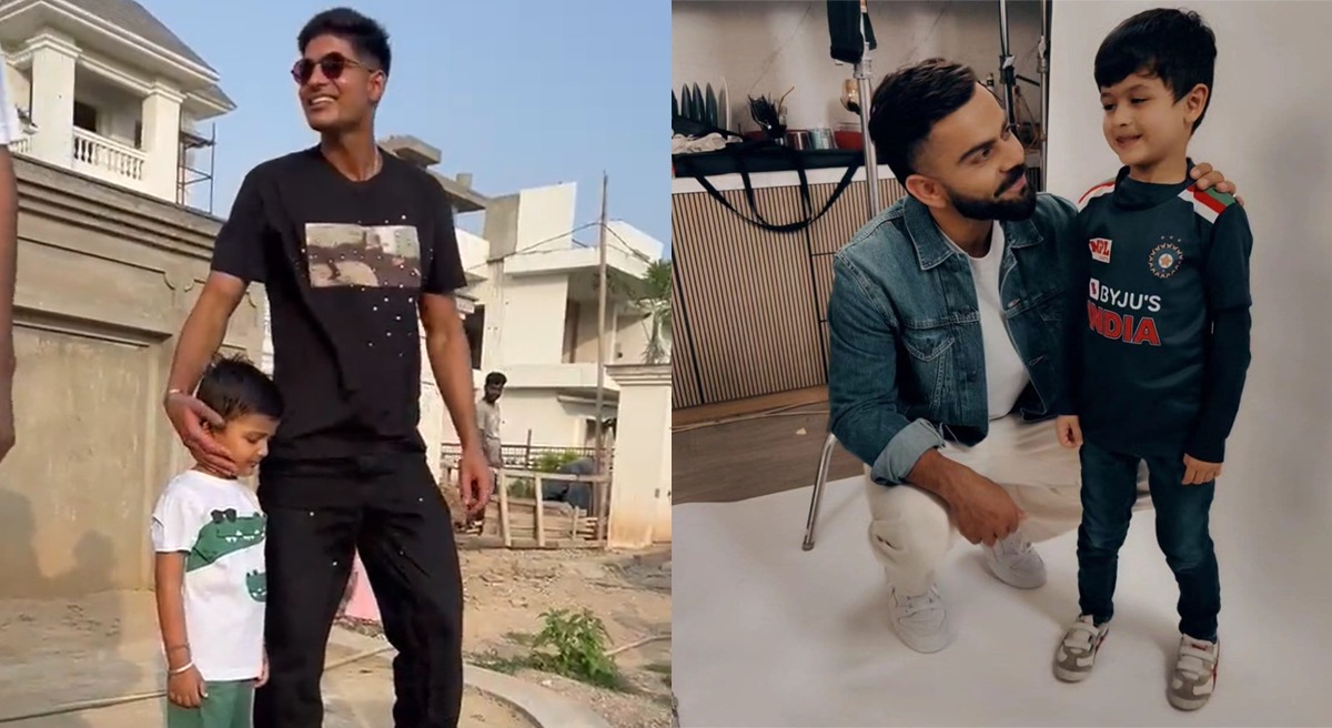 WATCH off-duty Virat Kohli, Shubman Gill share cute moments with young fans