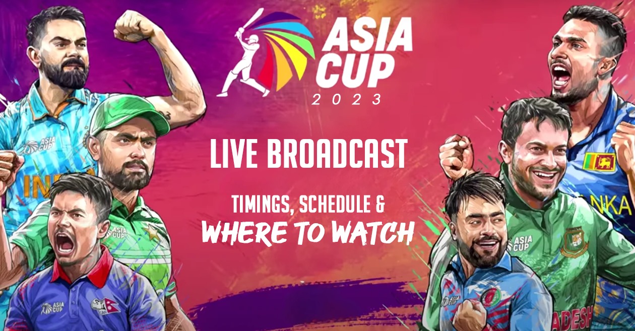 asia cup broadcast channel