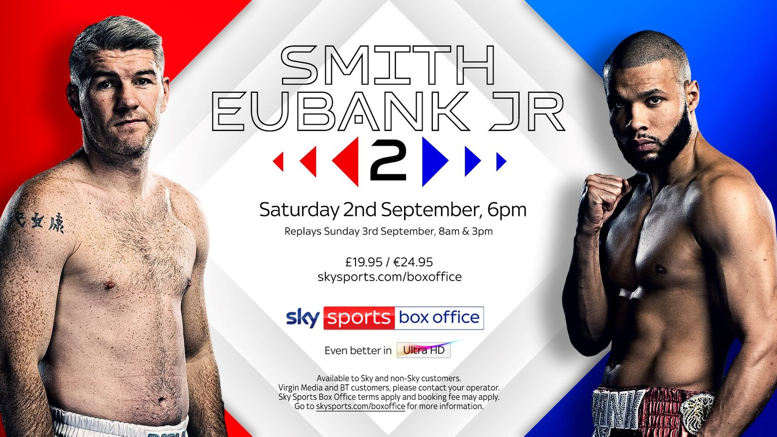 Liam Smith vs Chris Eubank Jr. 2 Start Time in 30 Countries: UK, USA, India, and More