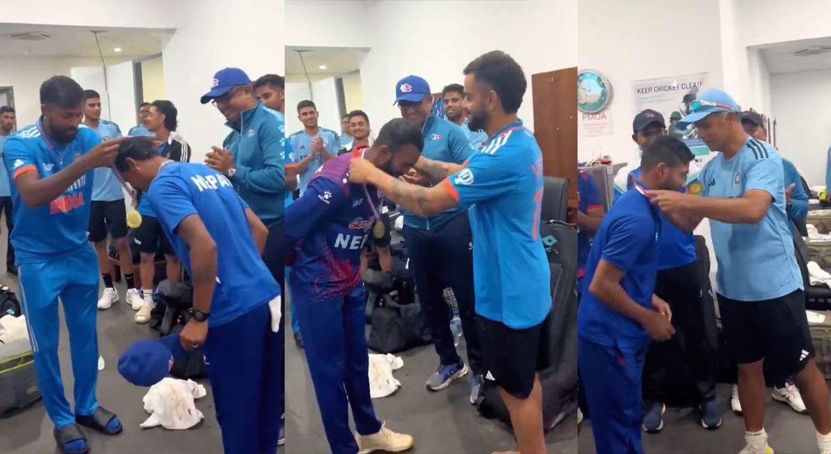 Rahul Dravid, Virat Kohli & Hardik Pandya's beautiful gesture after IND vs NEP clash in Asia Cup 2023 is winning hearts of fans worldwide.