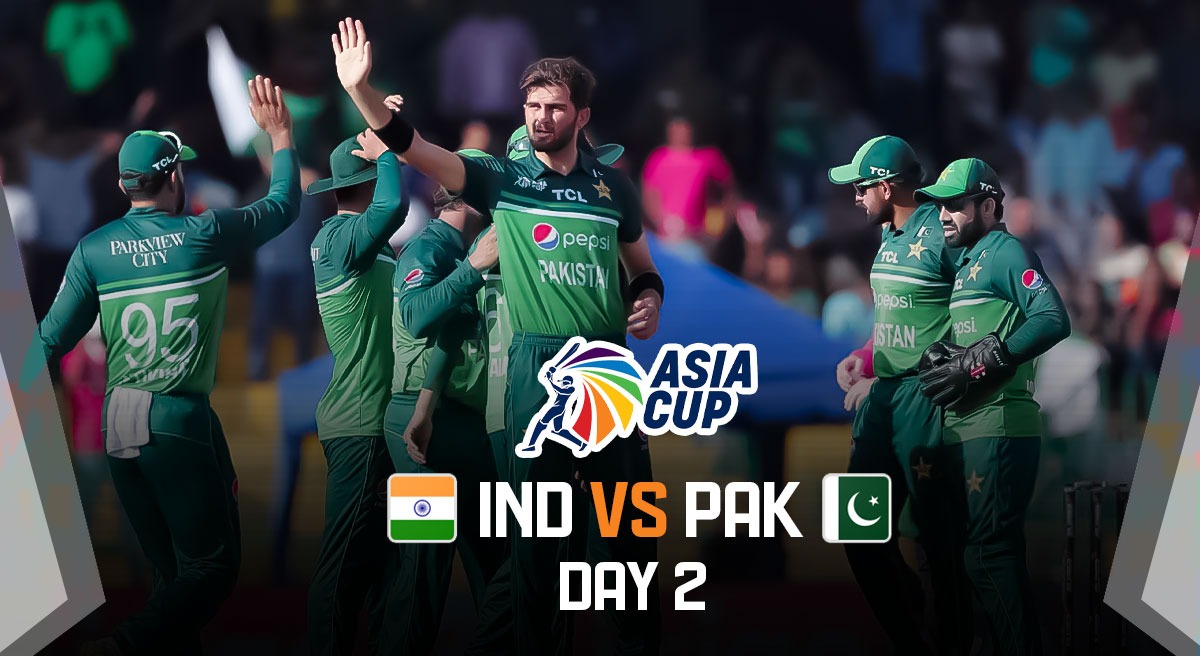 Advantage Pakistan on Day 2 of IND vs PAK As Gloomy conditions wait Shaheen Afridi & co