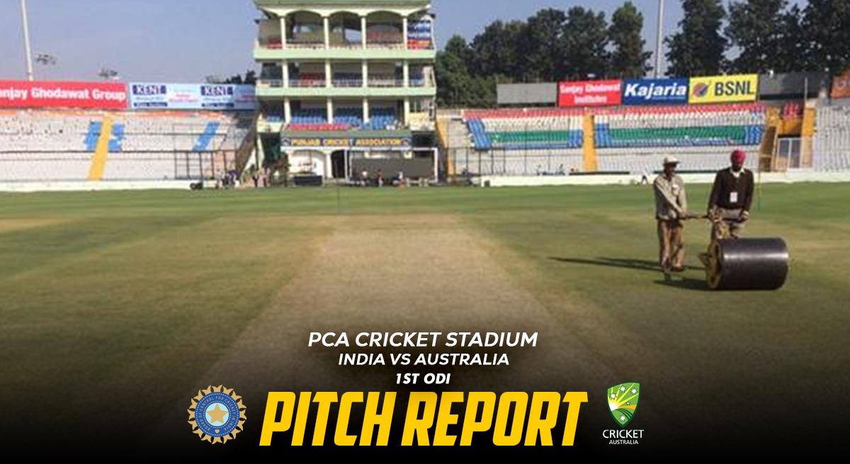 PCA Stadium Pitch Report: Batters' heaven expected in IND vs AUS 1st ODI
