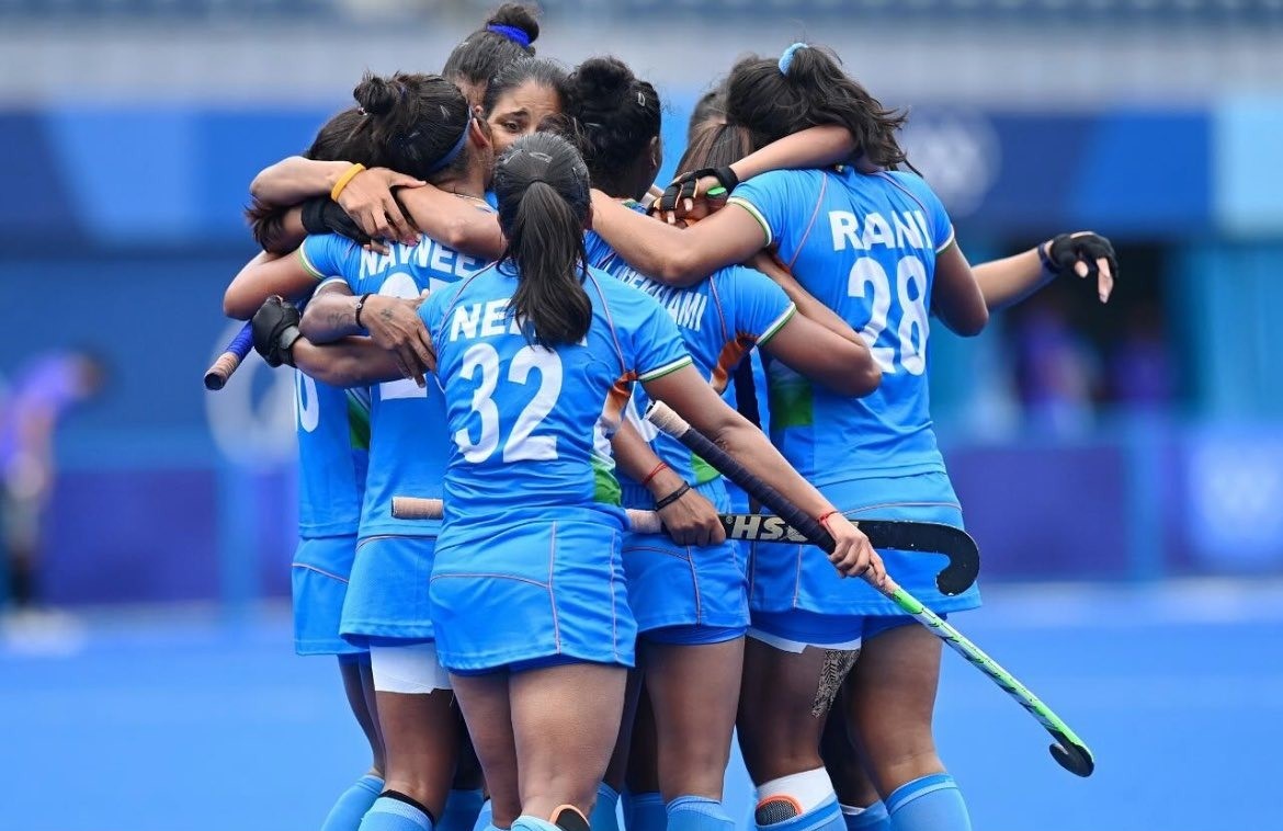 India Women's Hockey team at Asian Games