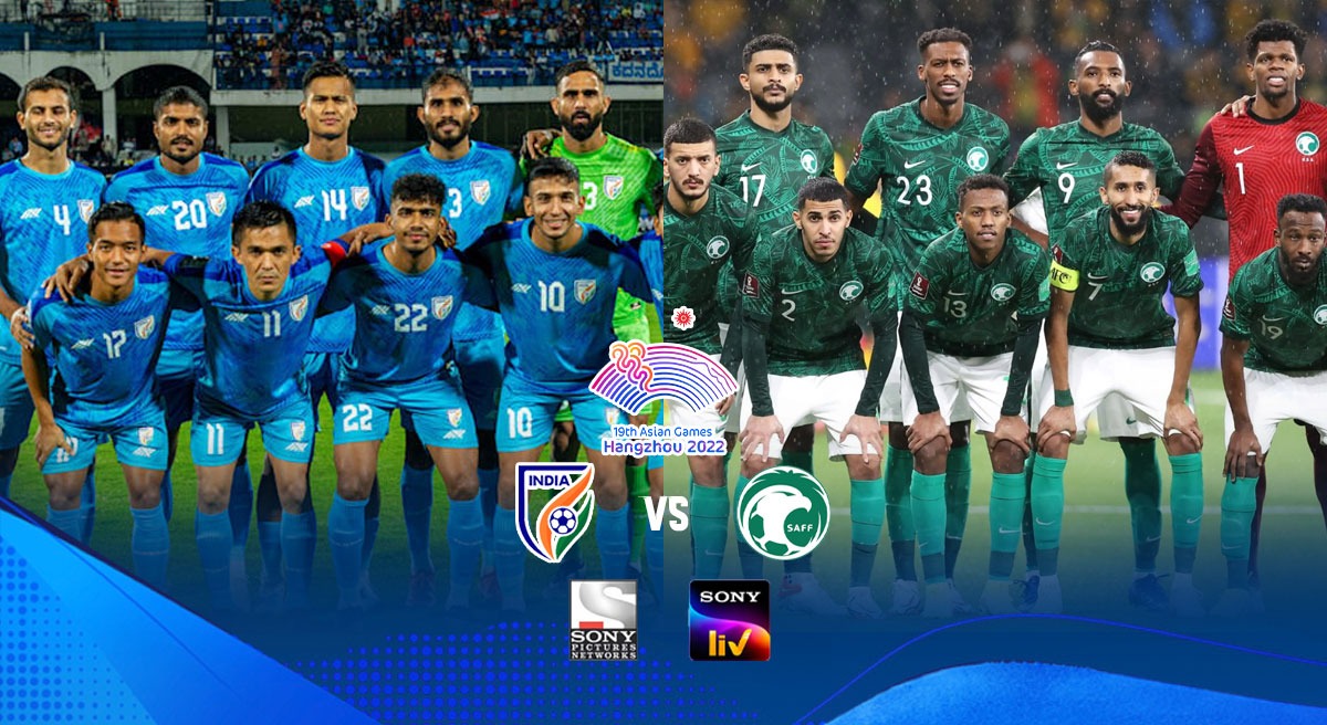 Watch Indian Men's Football Team in India vs Saudi Arabia Live Streaming in Asian Games 2023 RO16 will be on Sony Liv