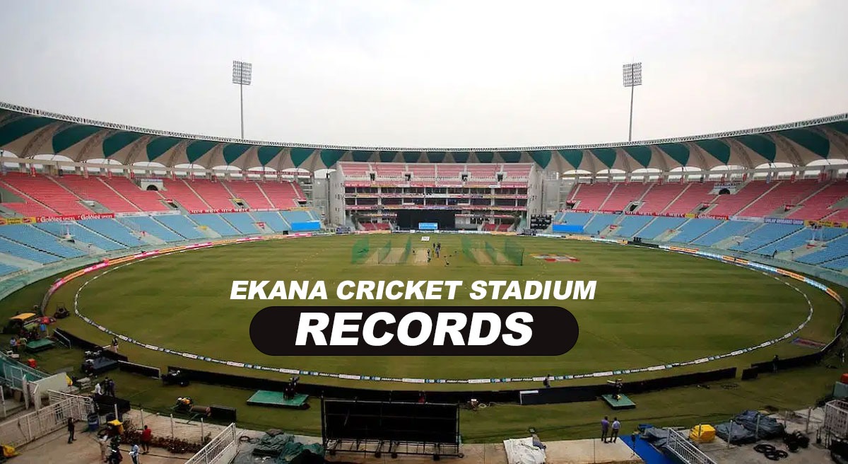 World Cup 2023 Ekana Cricket Stadium records ahead of AUS vs SL clash
