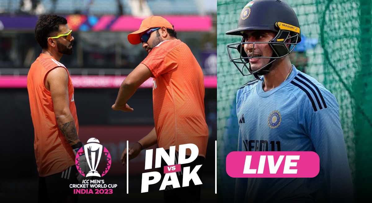 Team India will train for the final time ahead of the IND vs PAK contest in the World Cup 2023, with the focus on Shubman Gill's fitness.