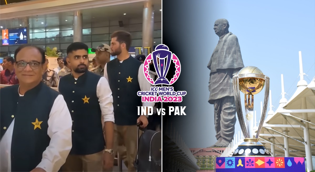 ODI World Cup 2023: Babar Azam-led Pakistan Cricket Team jets off to Ahmedabad for blockbuster India vs Pakistan World Cup clash
