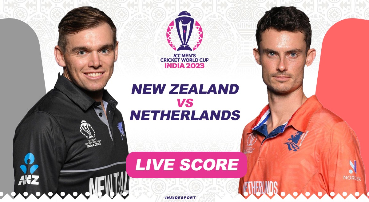 NZ vs NED Live Score: Table toppers New Zealand aim to solidify position against Netherlands