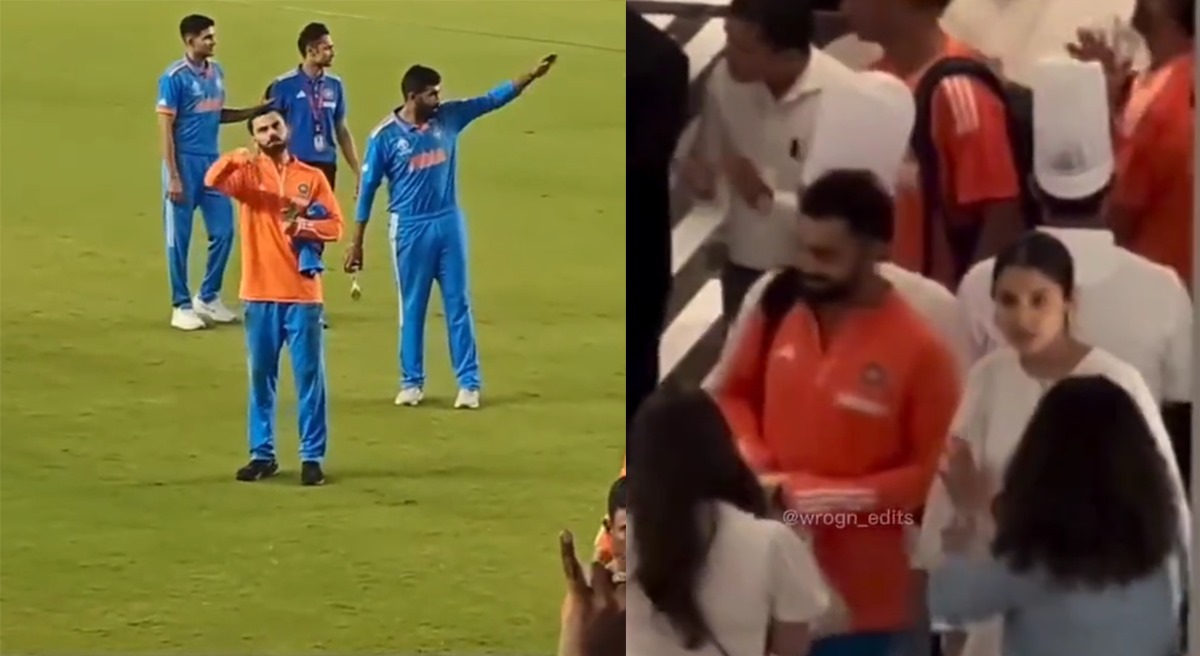WATCH Anushka Sharma surprises Virat Kohli after Pakistan win, King spotted hugging Ritika Sajdeh