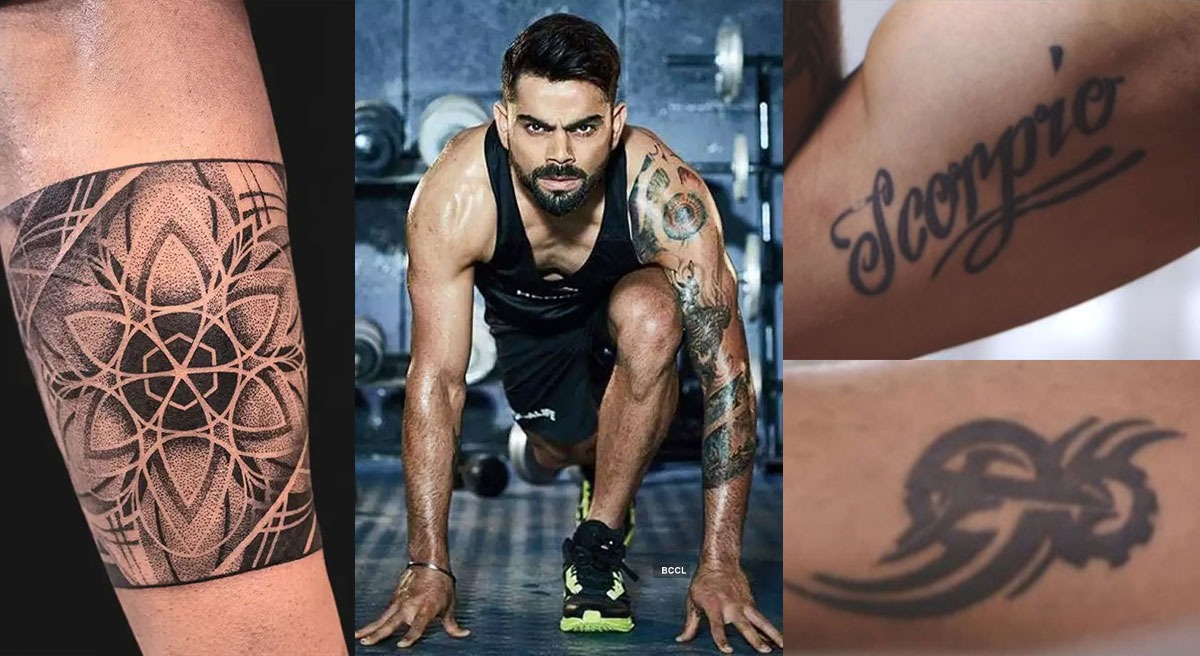 Virat Kohli Shoulder Tattoos