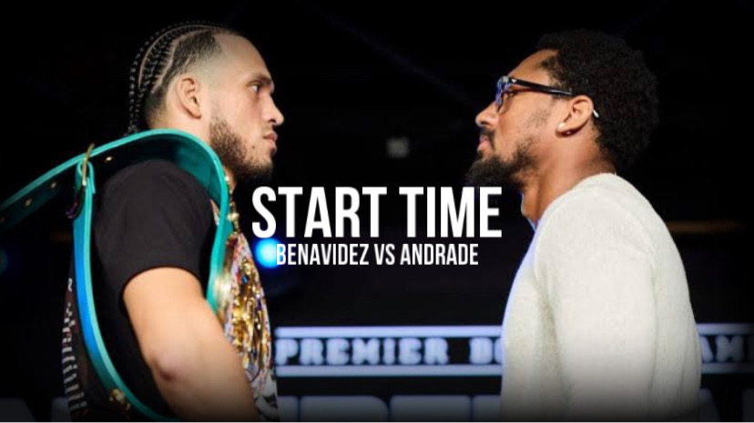 David Benavidez vs Demetrius Andrade: Start Time In 25+ Countries- USA, UK, And More