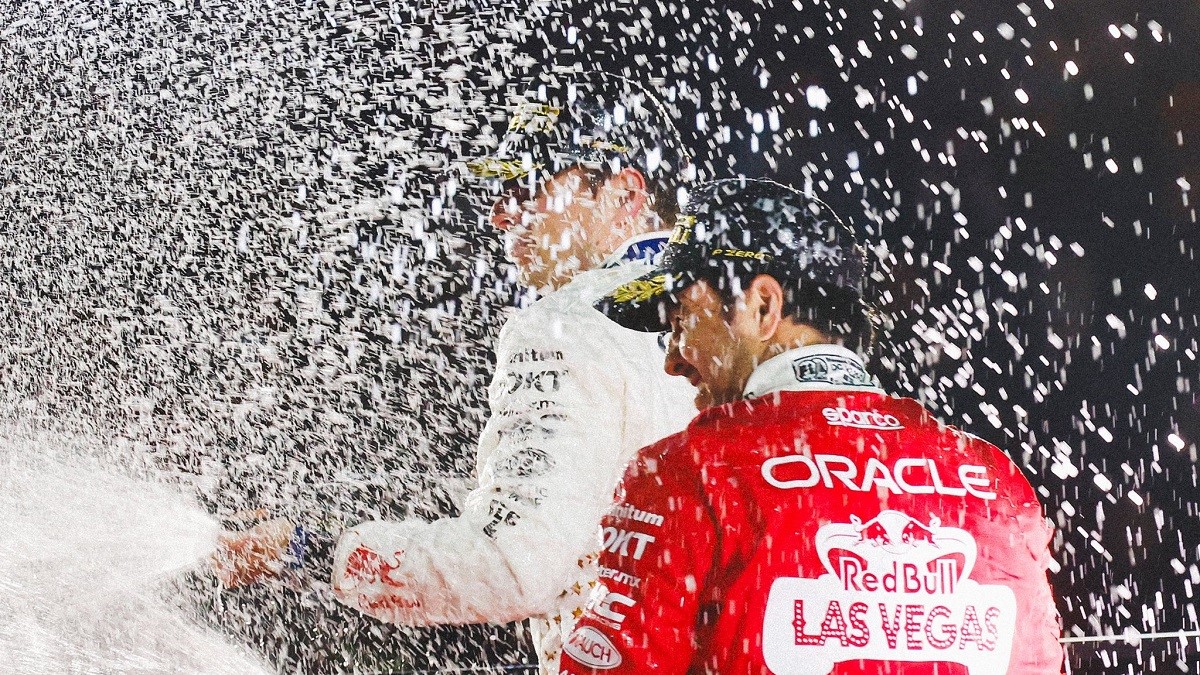 When Sergio Perez finished 3rd in the Las Vegas GP, he and Max Verstappen secured the first-ever 1-2 for Red Bull in Formula 1. Read more.