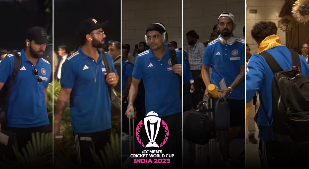 Virat Kohli spotted at airport alone as Rohit Sharma-led India Cricket Team jets off to Mumbai today for IND vs NZ World Cup SF clash