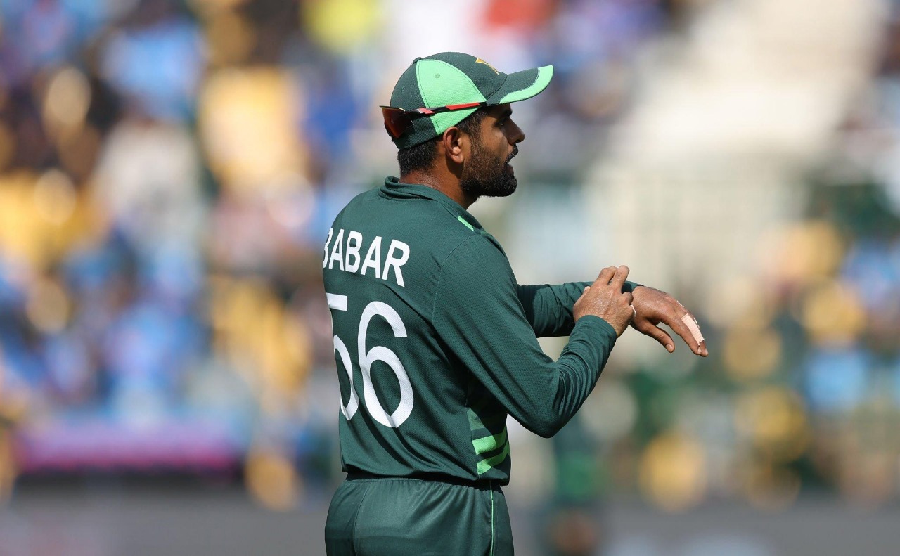 A video of Babar Azam angrily stopping Rizwan from celebrating wicket during PAK vs ENG World Cup match has gone viral.