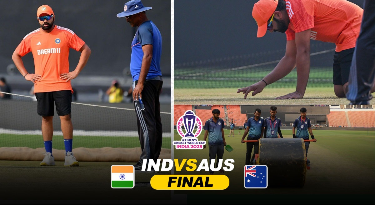 Another pitch controversy? Not ICC, BCCI curators prepare Ahmedabad pitch for IND vs AUS Cricket World Cup final, Andy Atkinson arrives late.