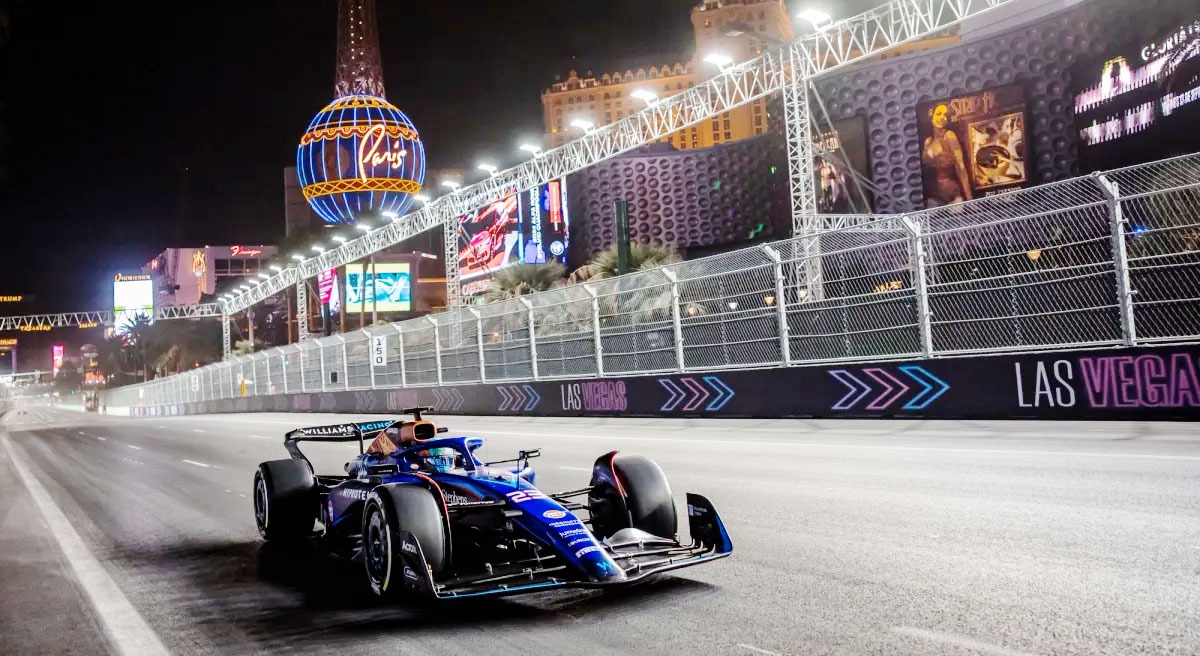 Charles Leclerc took yet another Formula 1 pole position at the Las Vegas GP Qualifying as Williams secured a third-row lockout.