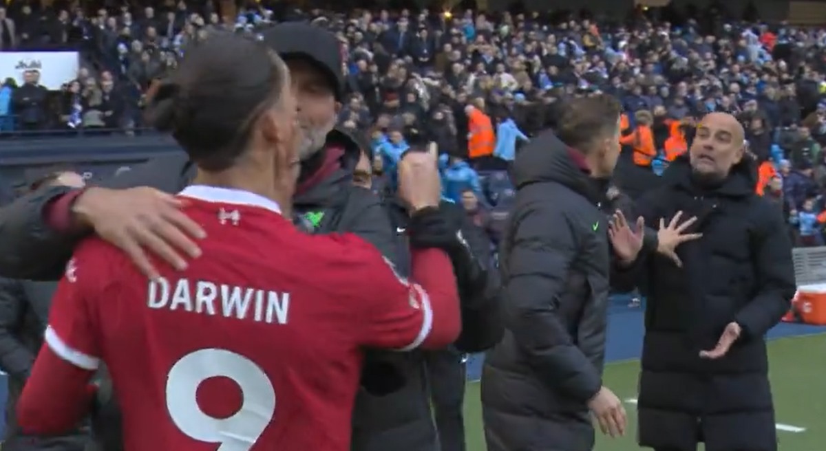 WATCH Darwin Nunez, Pep Guardiola's touchline spat after Man City vs Liverpool