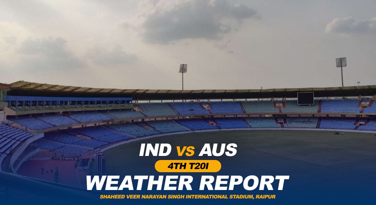 Raipur Weather Report: Will rain impact IND vs AUS 4th T20I?