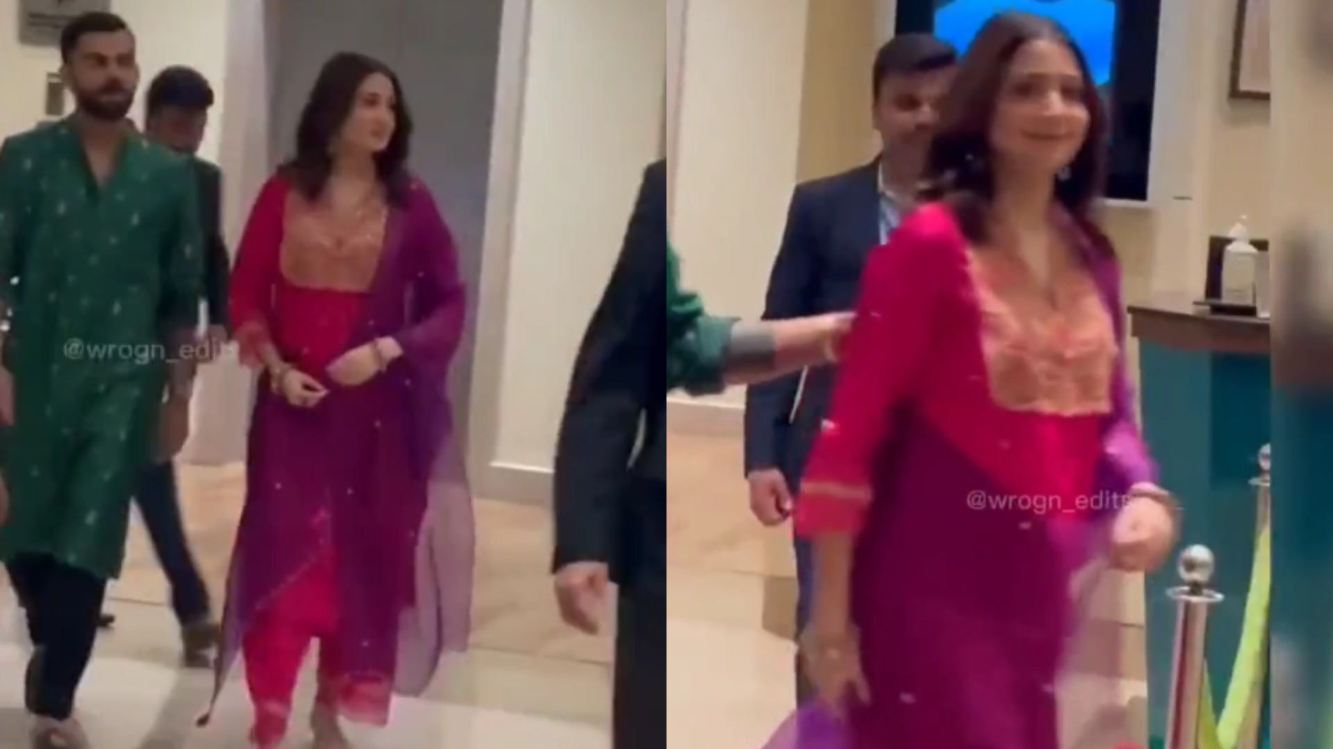 Virat Kohli, Anushka Sharma walk hand in hand on Diwali, fans spot baby bump in viral video